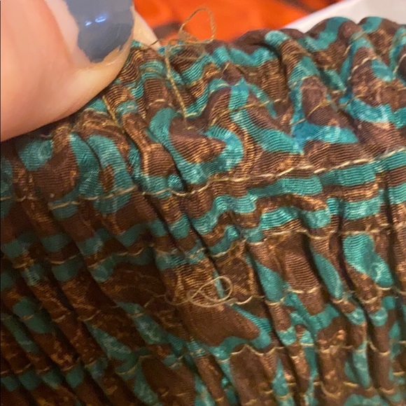 Treasure of Tibet strapless silk dress - Picture 5 of 6